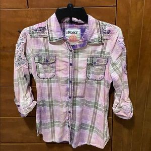 ROAR button up shirt